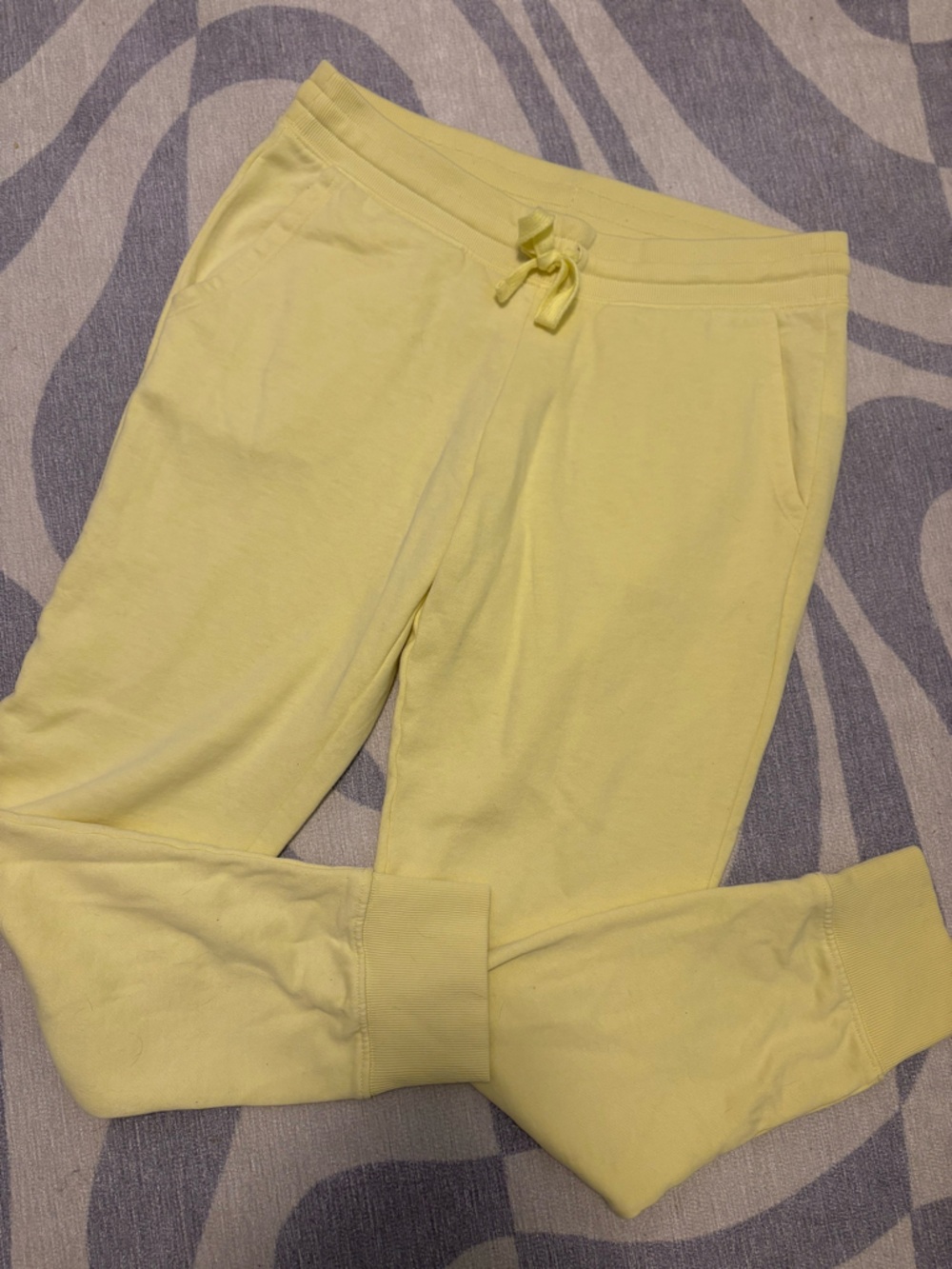 Yellow Drawstring Sweatpants